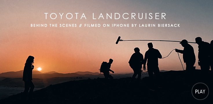 Toyota LC // Behind the scenes // shot on iPhone